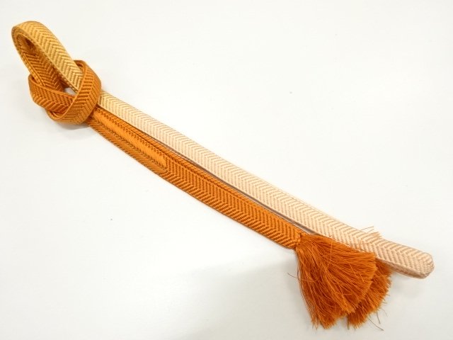 JAPANESE KIMONO / HANDTIED OBIJIME CORD 